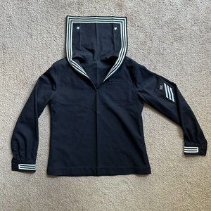 US Navy Jumper Women's 12MR Misses Navy Blue Dress SDB Top Side Zipper